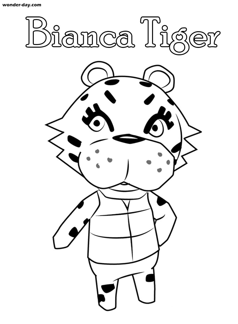 Çocuklar İçin Animal Crossing Boyama Sayfaları 