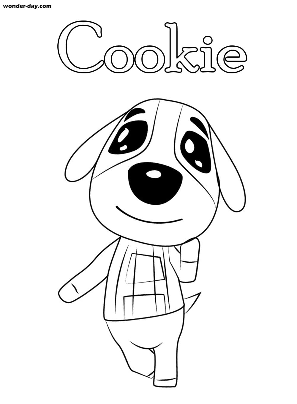 Çocuklar İçin Animal Crossing Boyama Sayfaları 