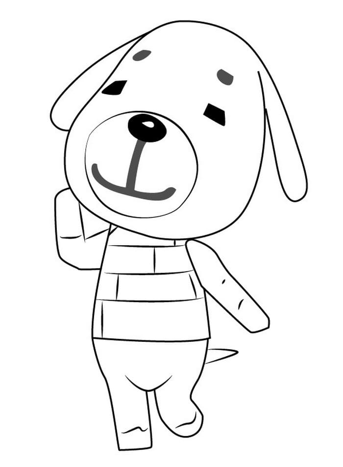 Çocuklar İçin Animal Crossing Boyama Sayfaları 