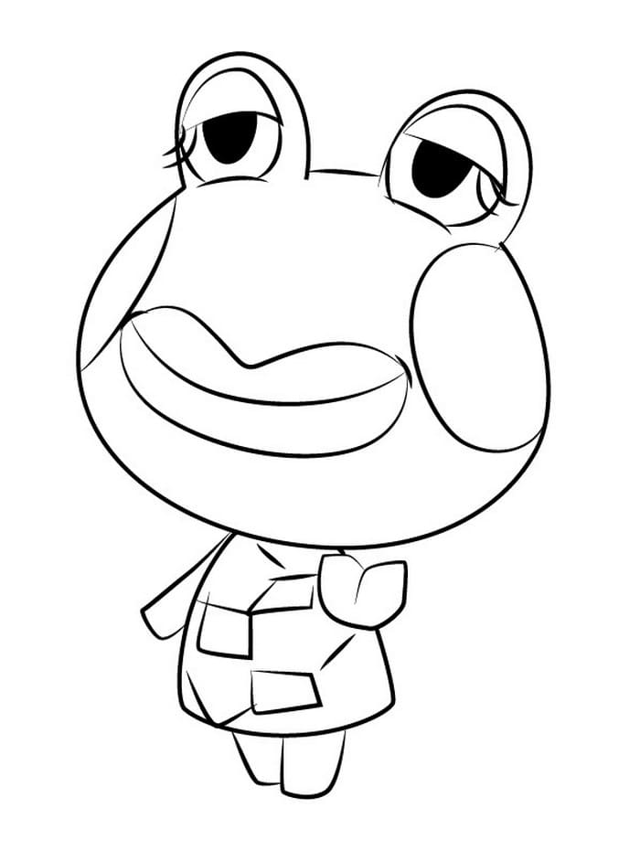 Çocuklar İçin Animal Crossing Boyama Sayfaları 