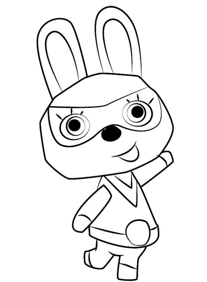 Çocuklar İçin Animal Crossing Boyama Sayfaları 