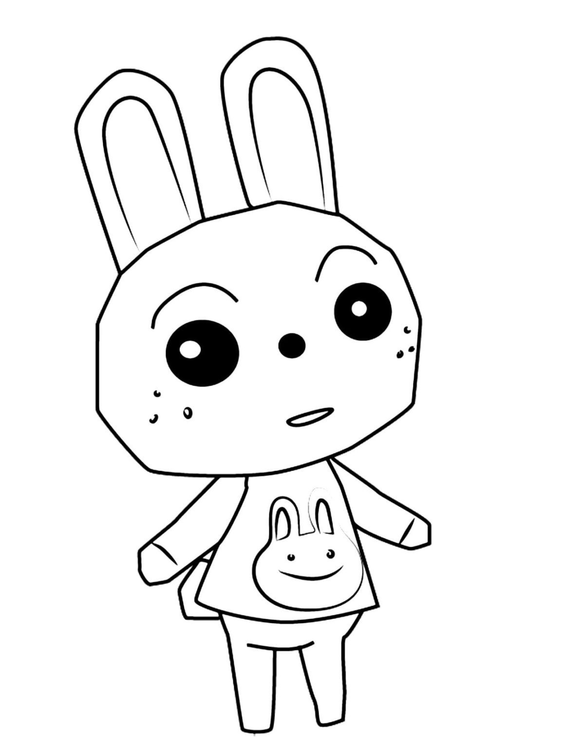 Çocuklar İçin Animal Crossing Boyama Sayfaları 