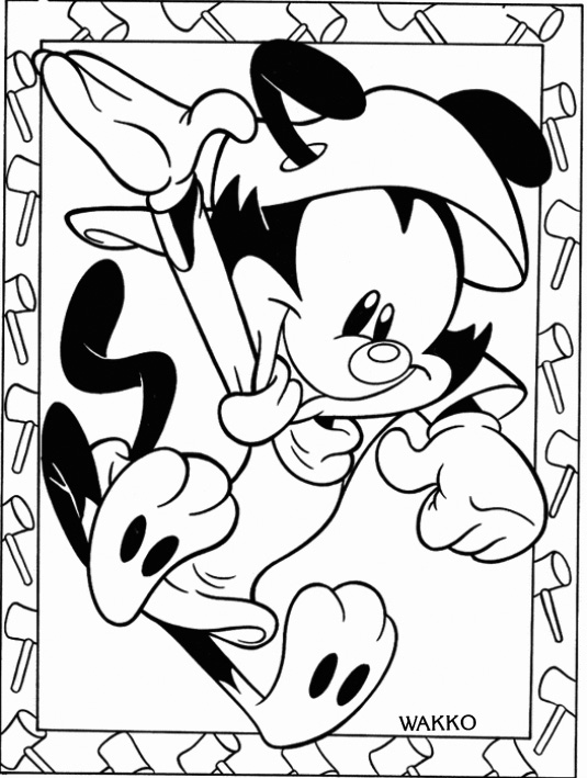 Çocuklar İçin Animaniacs Boyama Sayfaları 