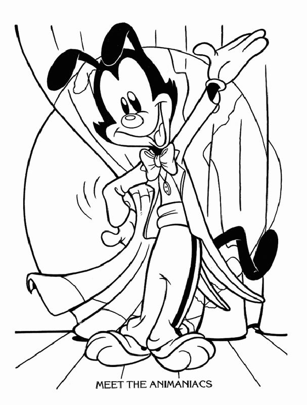 Çocuklar İçin Animaniacs Boyama Sayfaları 