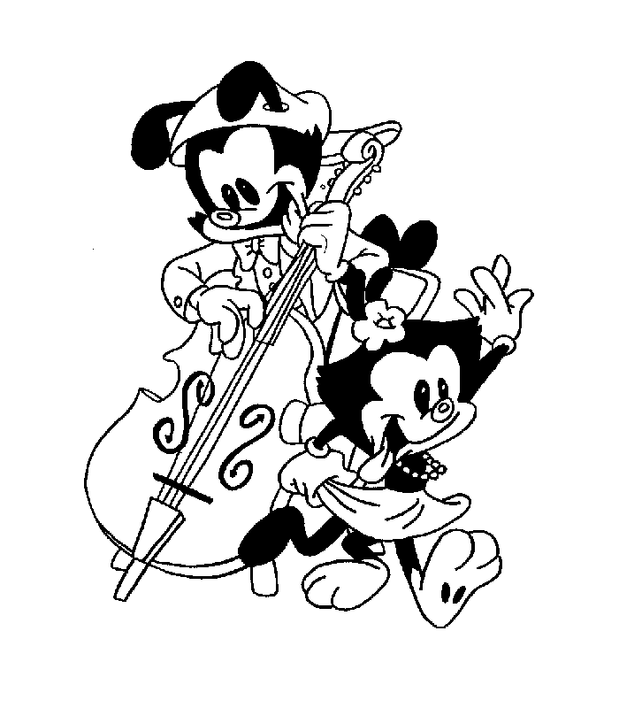 Çocuklar İçin Animaniacs Boyama Sayfaları 