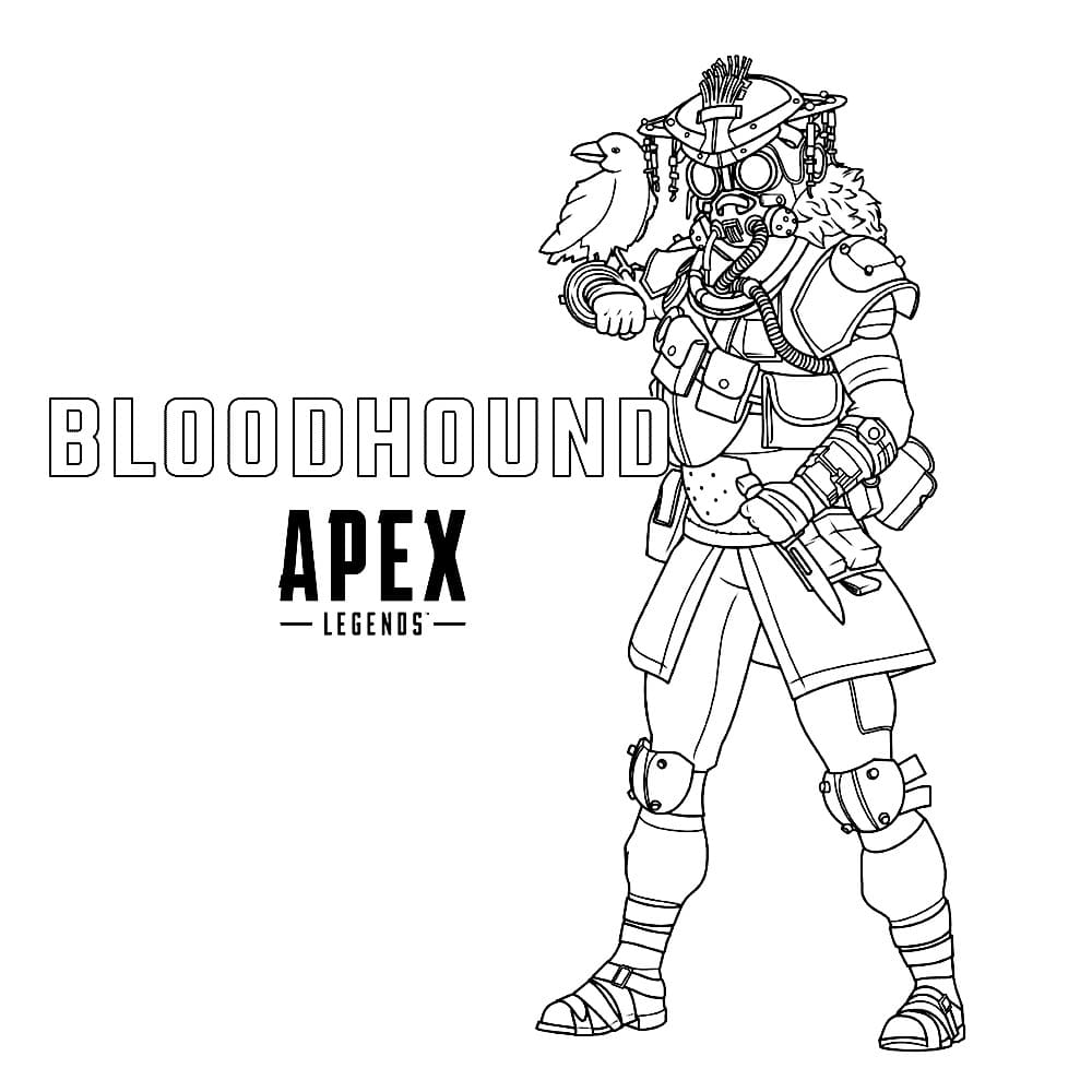 Çocuklar İçin Apex Legends Boyama Sayfaları 