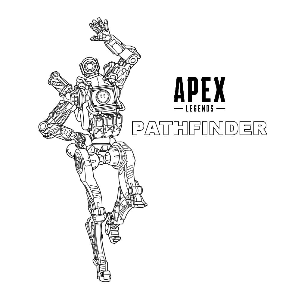 Çocuklar İçin Apex Legends Boyama Sayfaları 
