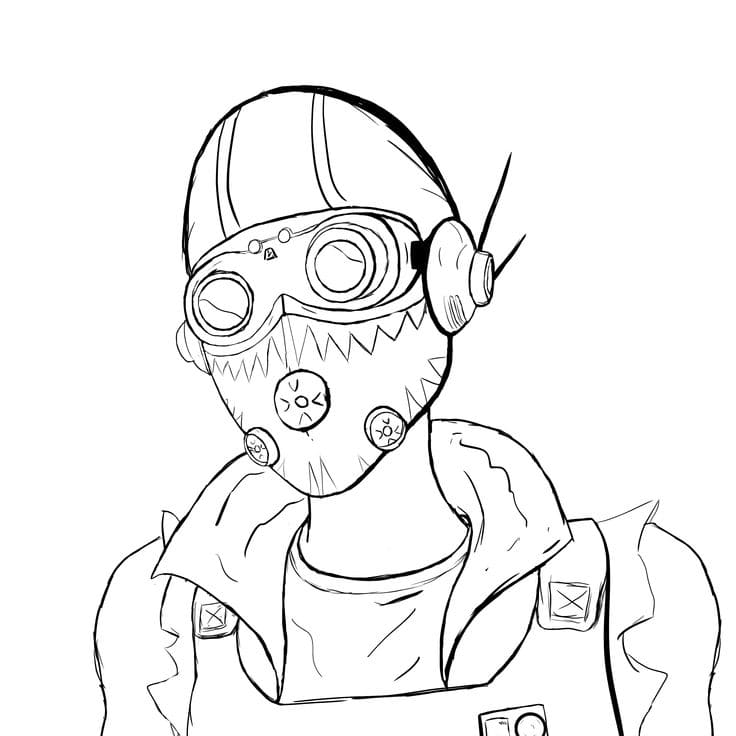 Çocuklar İçin Apex Legends Boyama Sayfaları 