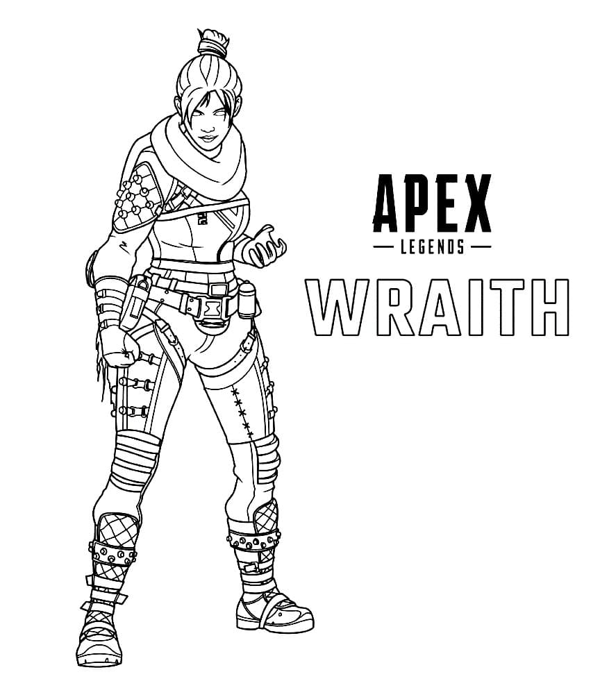 Çocuklar İçin Apex Legends Boyama Sayfaları 