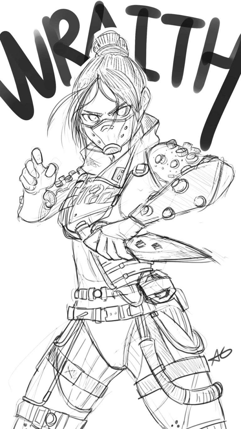 Çocuklar İçin Apex Legends Boyama Sayfaları 