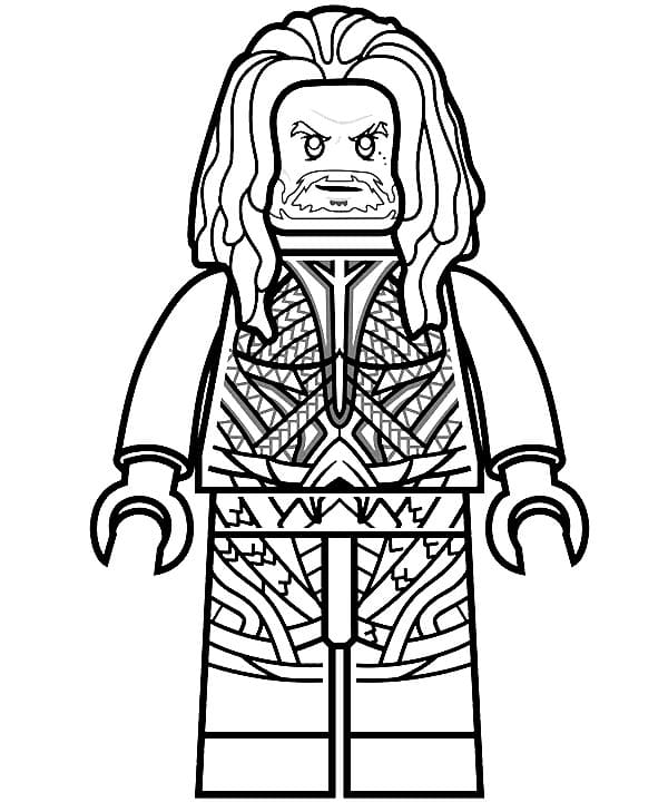 Çocuklar İçin Aquaman Boyama Sayfaları 