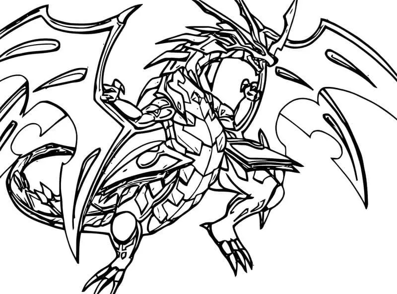 Çocuklar İçin Bakugan Boyama Sayfaları 