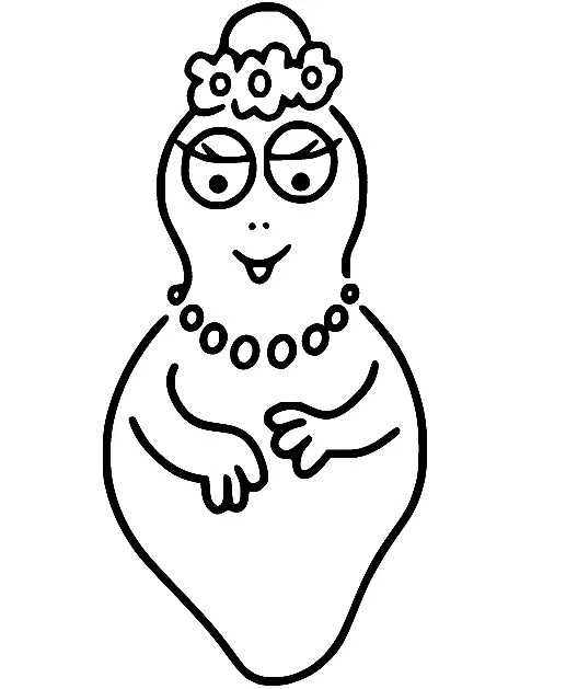 Çocuklar İçin Barbapapa Boyama Sayfaları 
