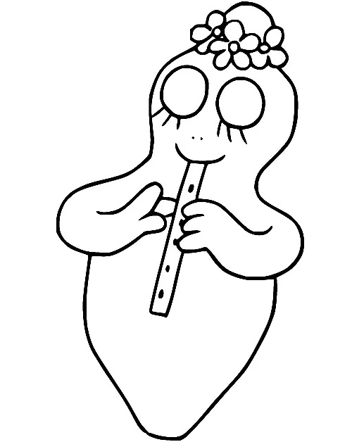 Çocuklar İçin Barbapapa Boyama Sayfaları 