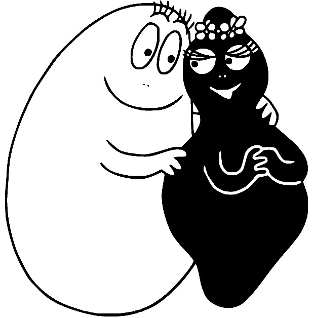 Çocuklar İçin Barbapapa Boyama Sayfaları 