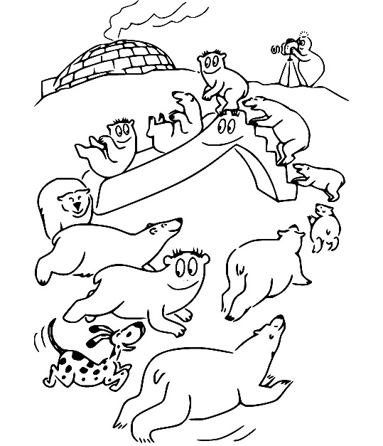 Çocuklar İçin Barbapapa Boyama Sayfaları 