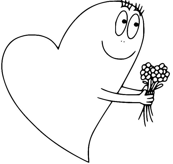 Çocuklar İçin Barbapapa Boyama Sayfaları 