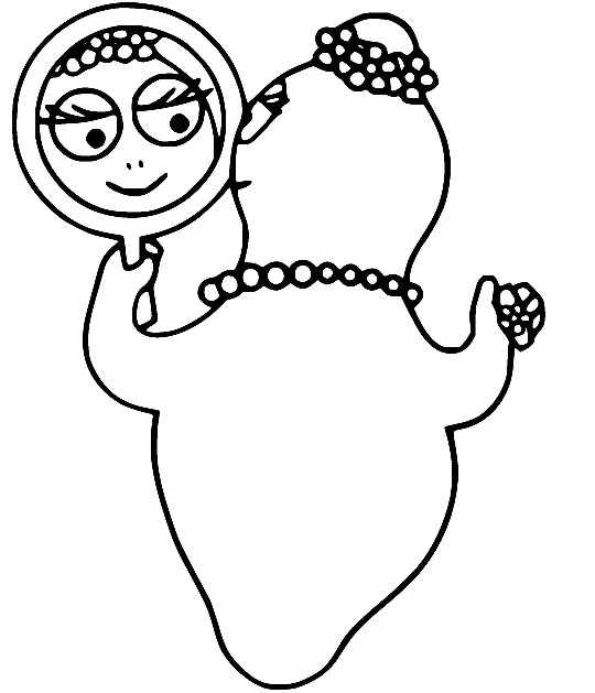 Çocuklar İçin Barbapapa Boyama Sayfaları 