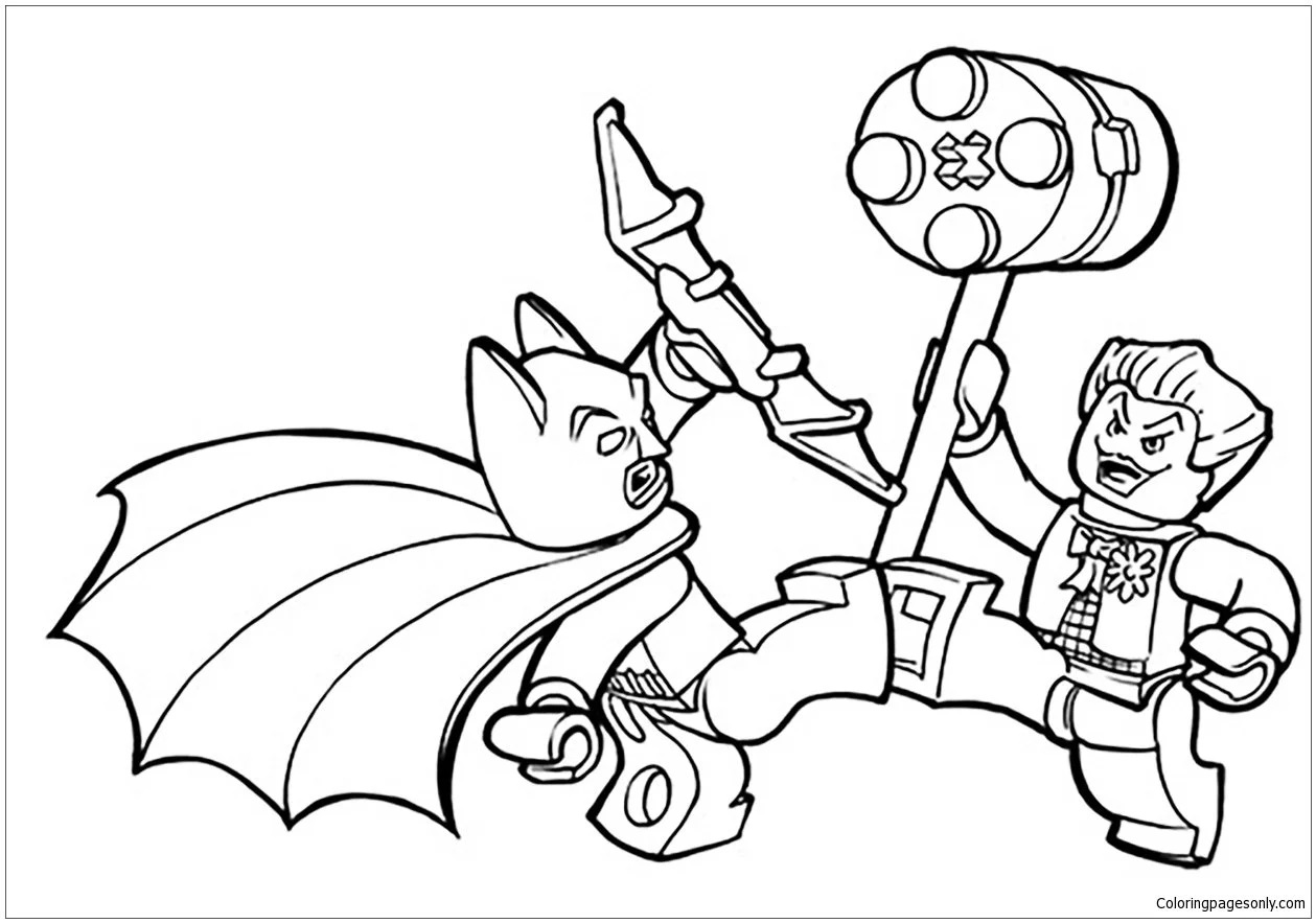 Çocuklar İçin Batman Boyama Sayfaları 