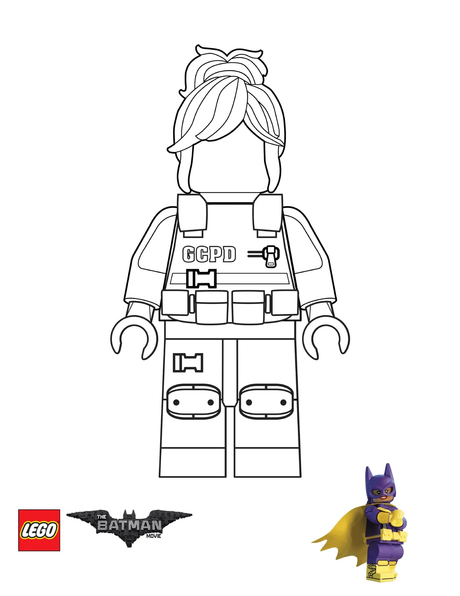 Çocuklar İçin Batman Boyama Sayfaları 