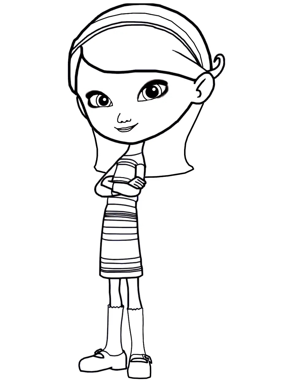 Çocuklar İçin Bay Peabody and Sherman Boyama Sayfaları 