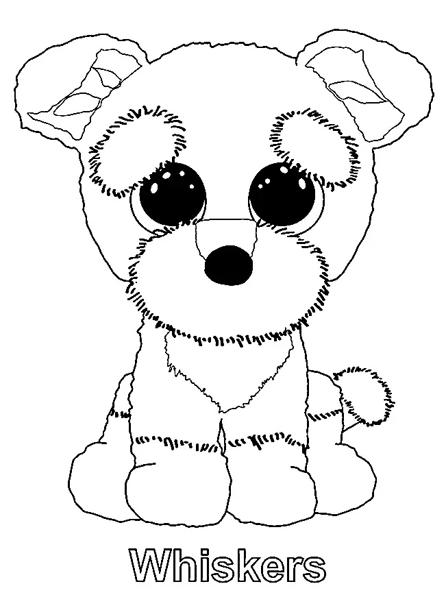 Çocuklar İçin Beanie Boos Boyama Sayfaları 