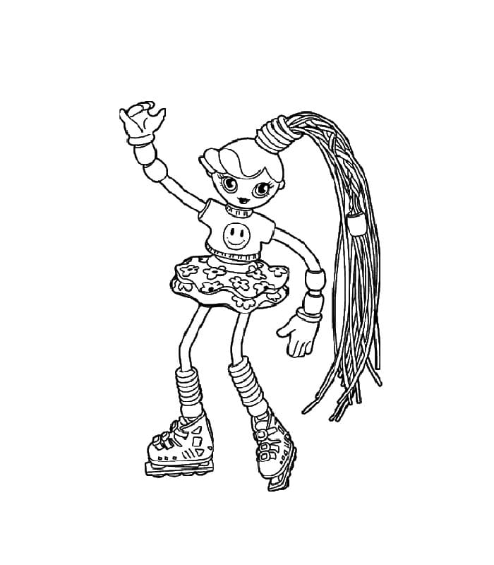 Çocuklar İçin Betty Spaghetty Boyama Sayfaları 