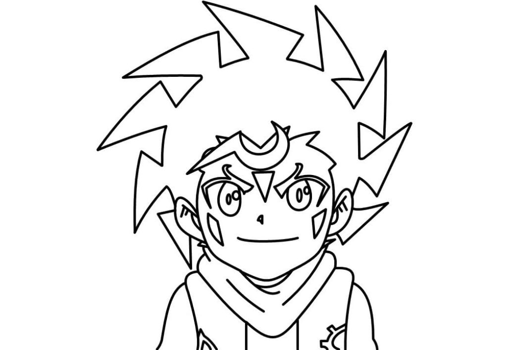 Çocuklar İçin Beyblade Boyama Sayfaları 