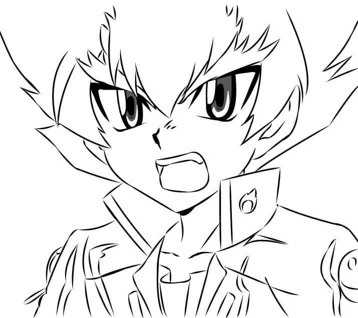 Çocuklar İçin Beyblade Boyama Sayfaları 