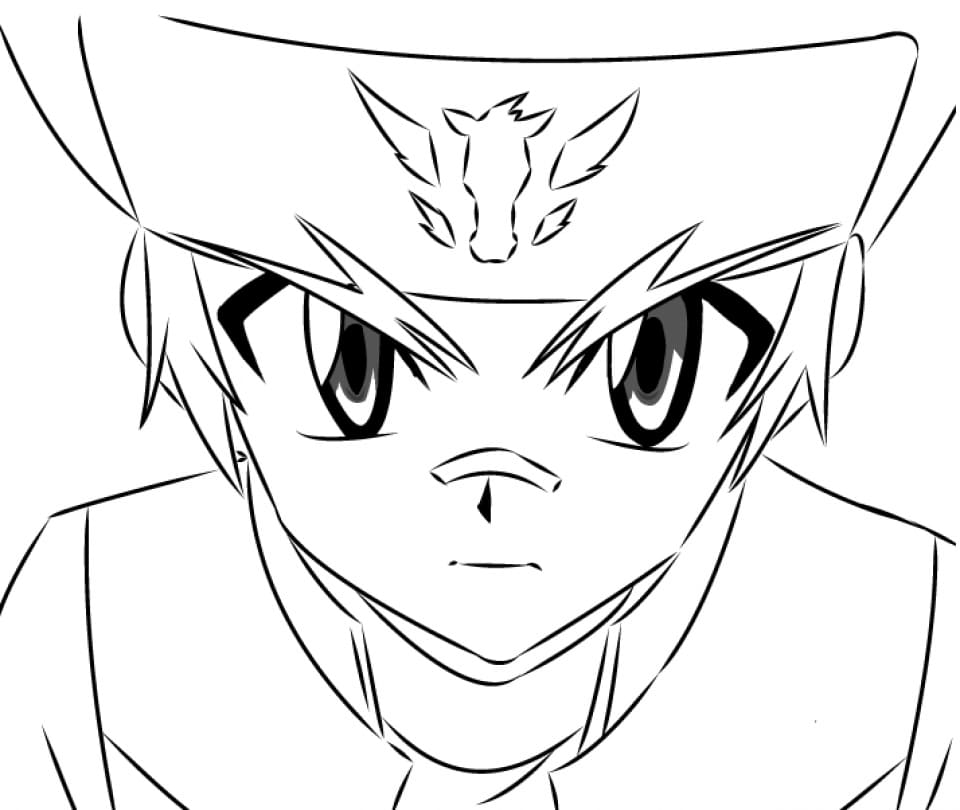 Çocuklar İçin Beyblade Boyama Sayfaları 