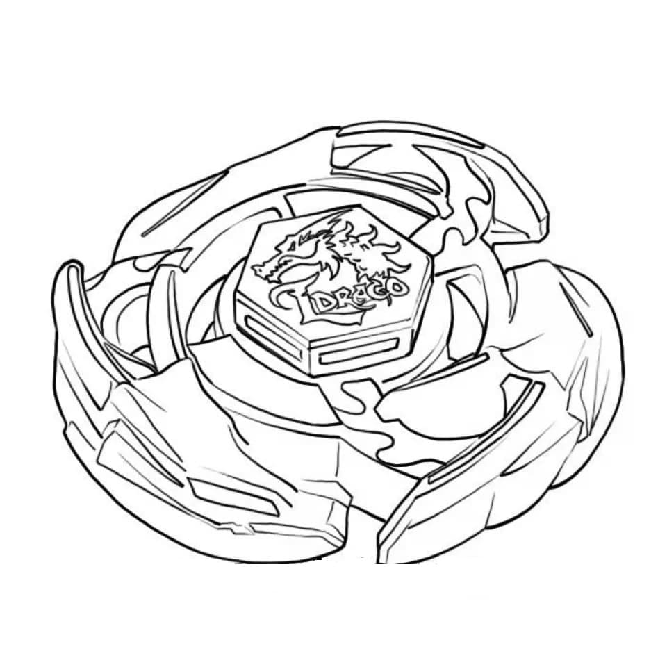 Çocuklar İçin Beyblade Boyama Sayfaları 