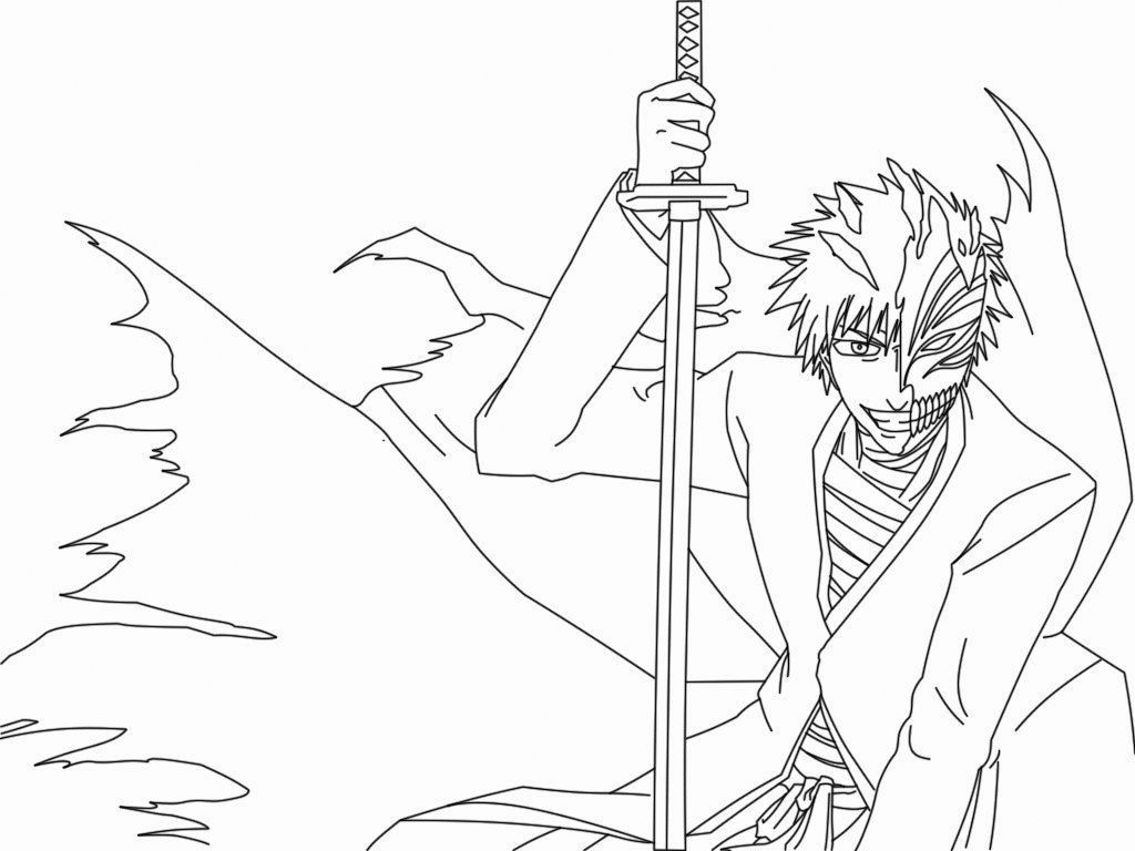 Çocuklar İçin Bleach Boyama Sayfaları 