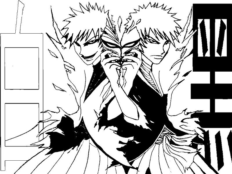 Çocuklar İçin Bleach Boyama Sayfaları 