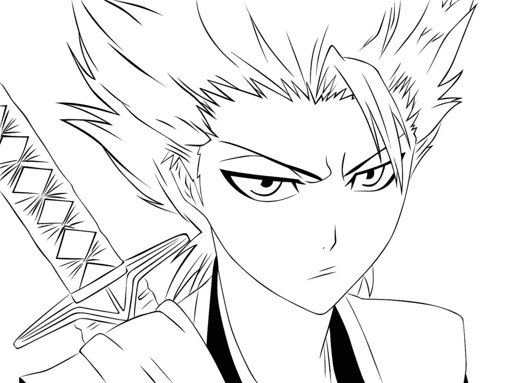 Çocuklar İçin Bleach Boyama Sayfaları 