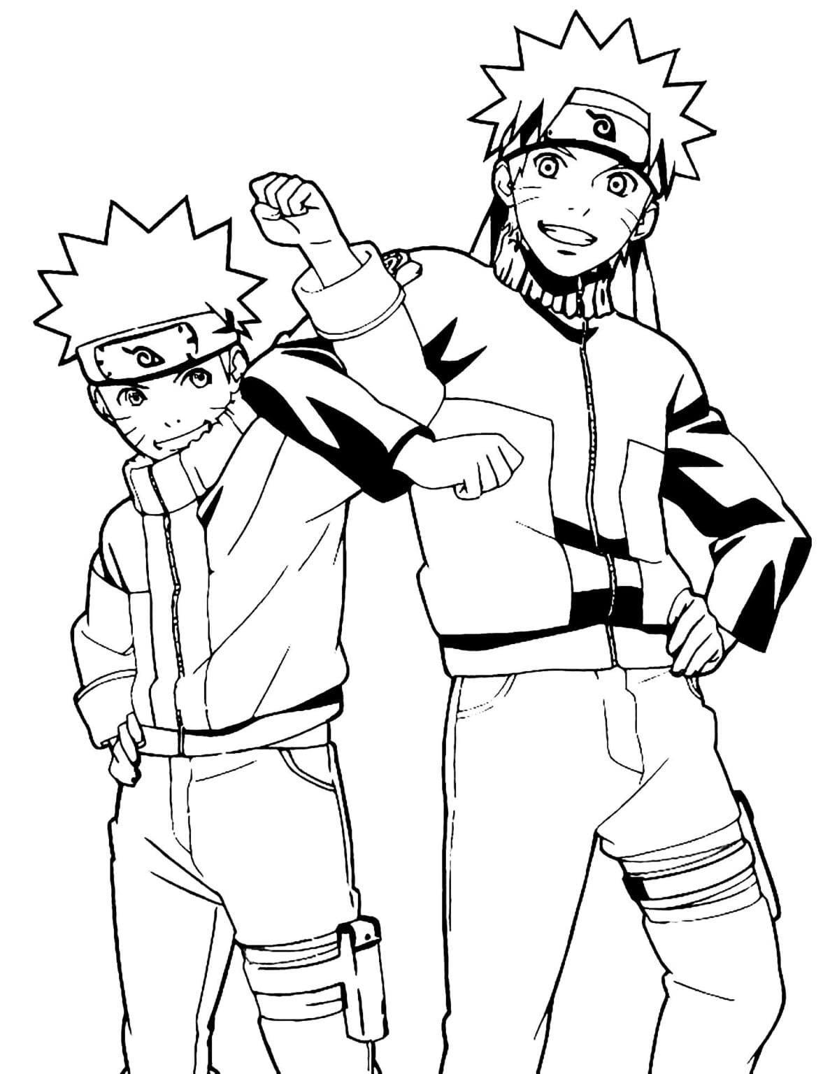Çocuklar İçin Boruto Boyama Sayfaları 