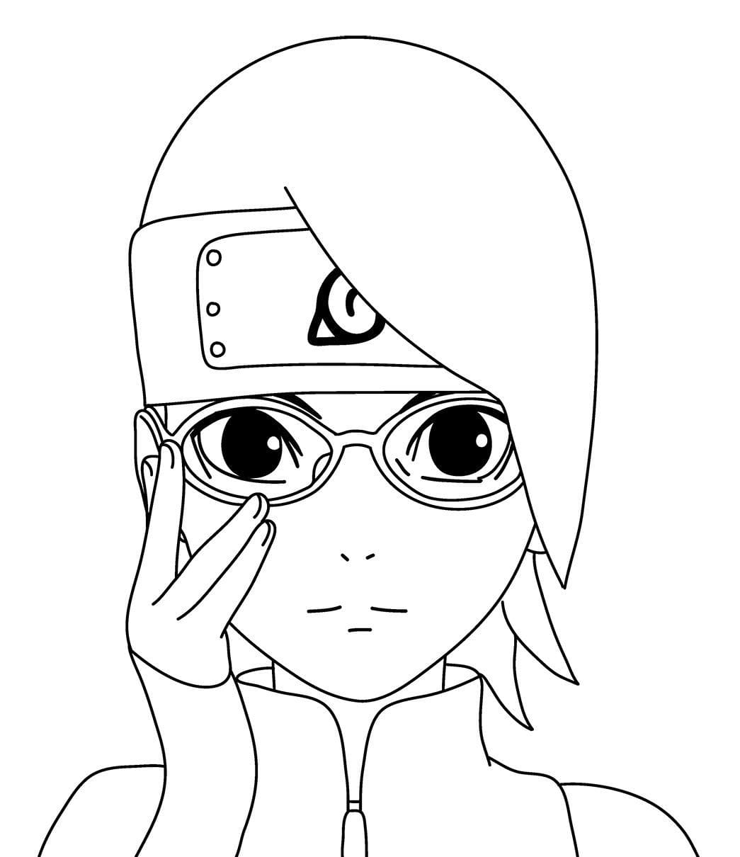 Çocuklar İçin Boruto Boyama Sayfaları 