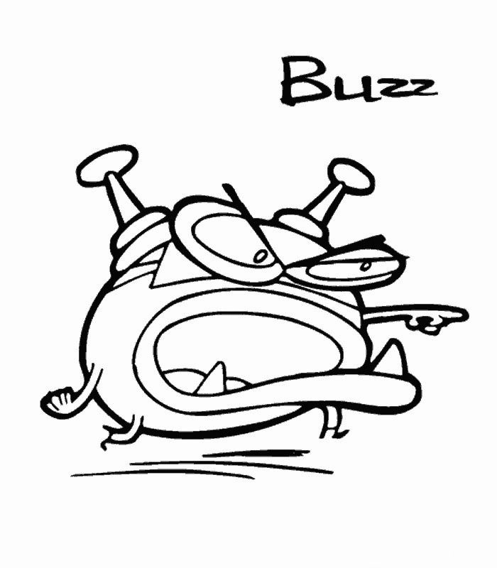 Çocuklar İçin Buzz Cyberchase Boyama Sayfaları 