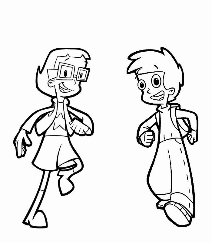 Çocuklar İçin Buzz Cyberchase Boyama Sayfaları 