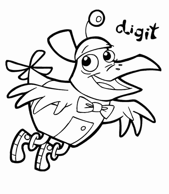 Çocuklar İçin Buzz Cyberchase Boyama Sayfaları 