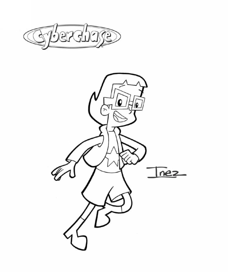 Çocuklar İçin Buzz Cyberchase Boyama Sayfaları 