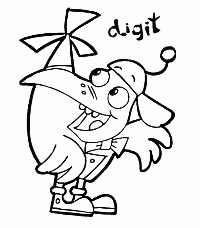 Çocuklar İçin Buzz Cyberchase Boyama Sayfaları 