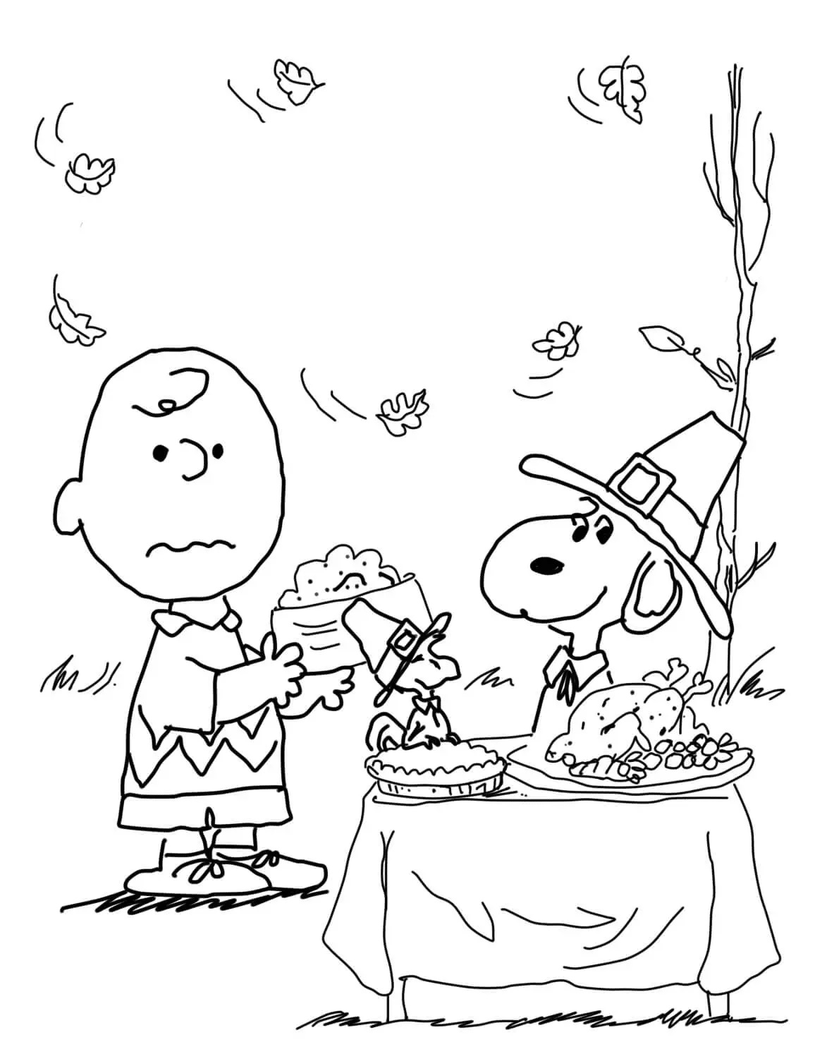 Çocuklar İçin charlie-brown Boyama Sayfaları 