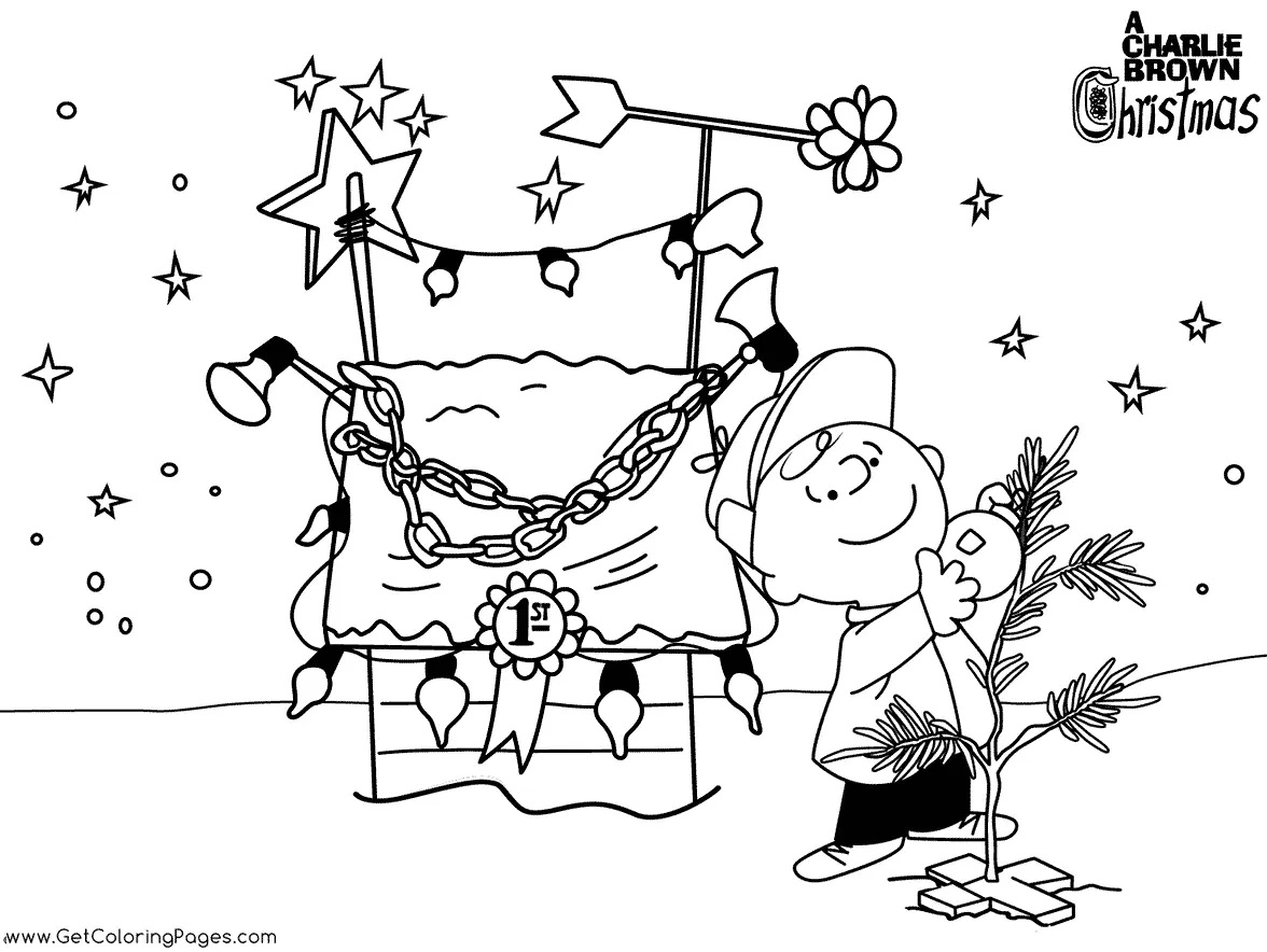 Çocuklar İçin charlie-brown Boyama Sayfaları 