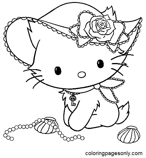 Çocuklar İçin Charmmy Kitty Boyama Sayfaları 
