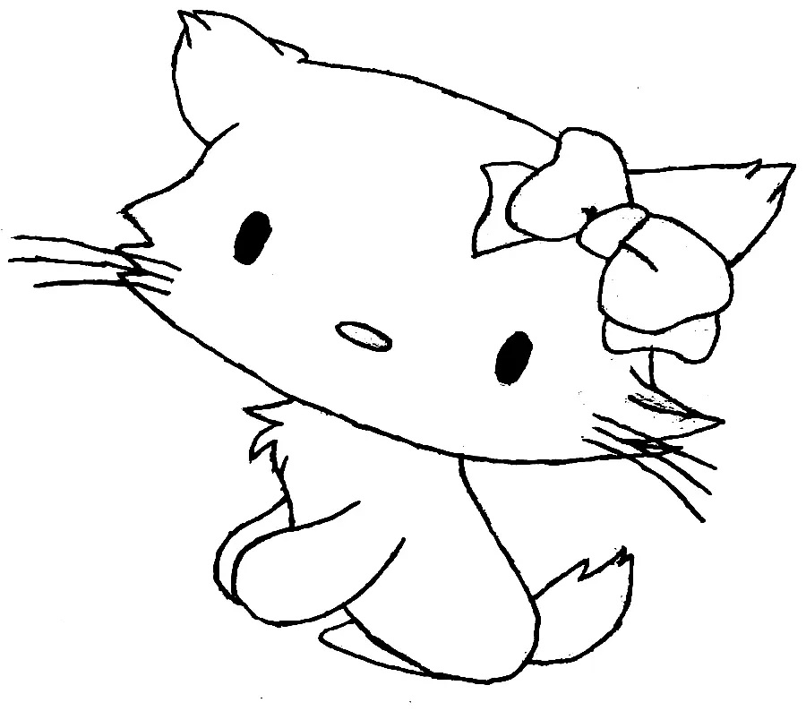 Çocuklar İçin Charmmy Kitty Boyama Sayfaları 