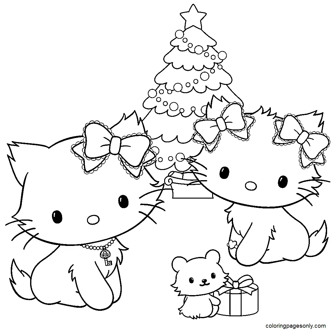 Çocuklar İçin Charmmy Kitty Boyama Sayfaları 