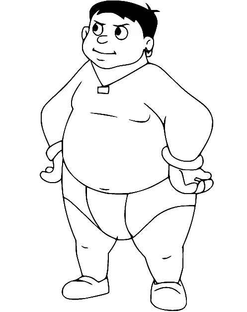 Çocuklar İçin Chhota Bheem Boyama Sayfaları 