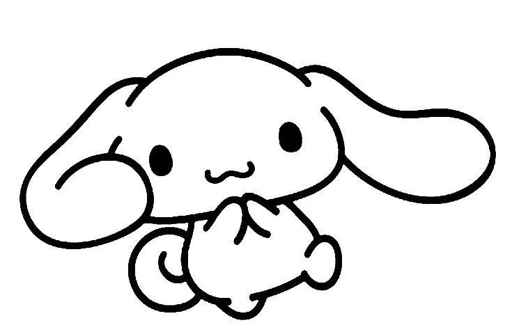 Çocuklar İçin Cinnamoroll Boyama Sayfaları 