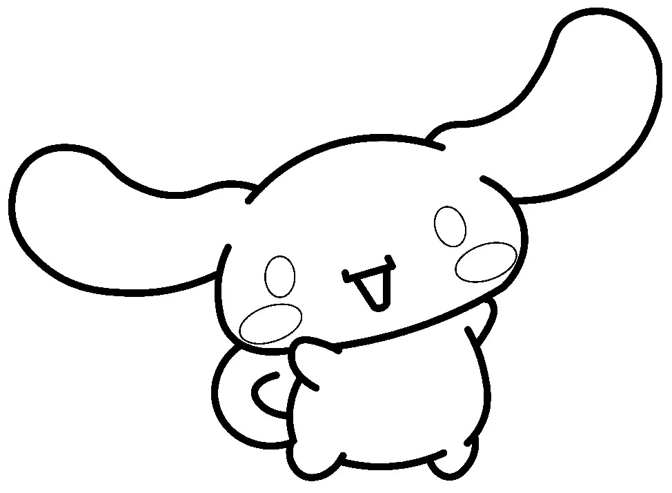 Çocuklar İçin Cinnamoroll Boyama Sayfaları 