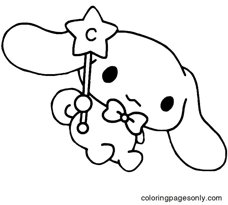 Çocuklar İçin Cinnamoroll Boyama Sayfaları 